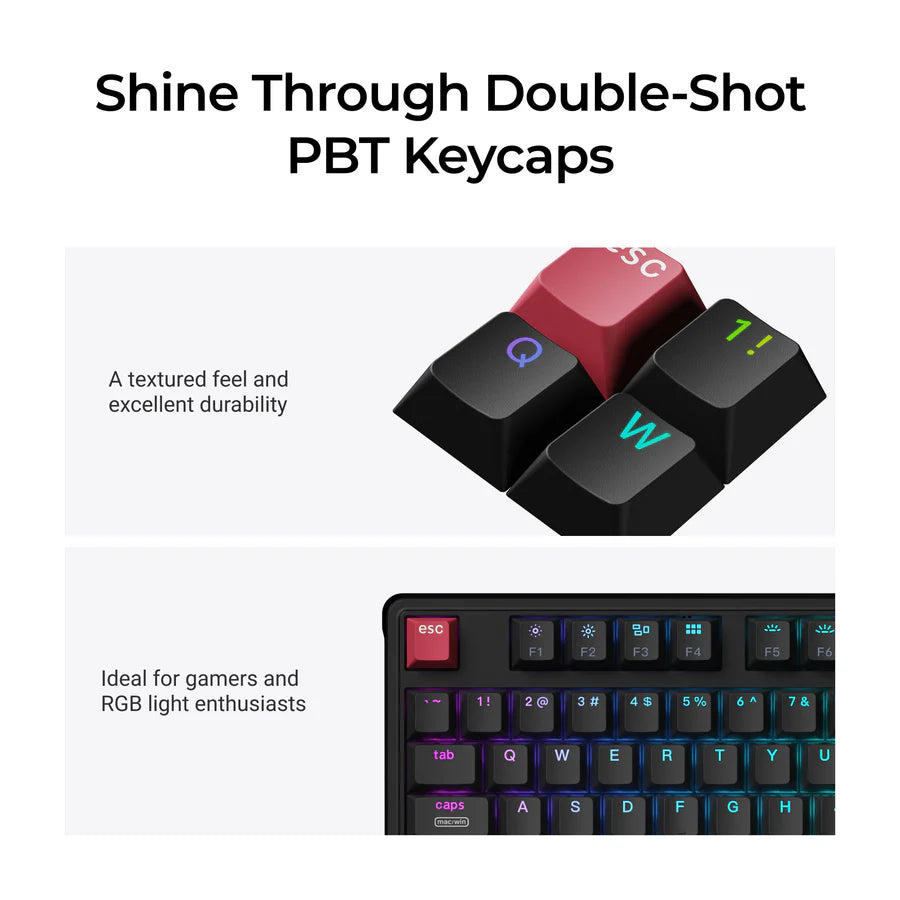 Keychron C3 Pro 8K QMK 有線カスタムメカニカルキーボード|日本語配列