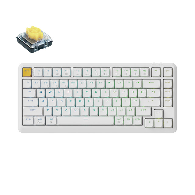 Keychron J1 QMK ワイヤレス メカニカルキーボード (US ANSI 配列)