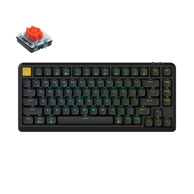 Keychron J1 QMK ワイヤレス メカニカルキーボード (US ANSI 配列)