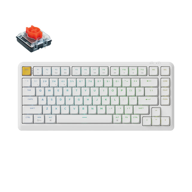 Keychron J1 QMK ワイヤレス メカニカルキーボード (US ANSI 配列)