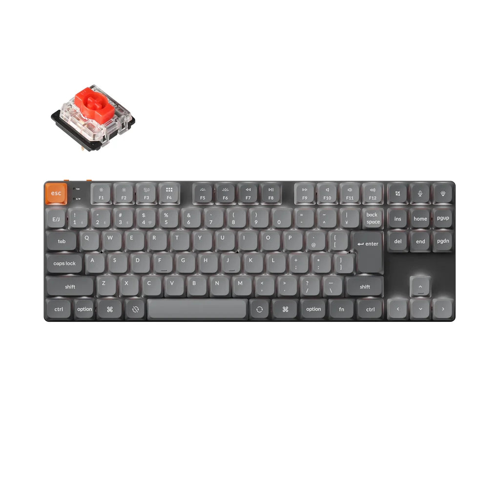 Keychron K1 Max QMK/VIA ワイヤレス カスタム メカニカルキーボード|日本語配列 かな刻印なし