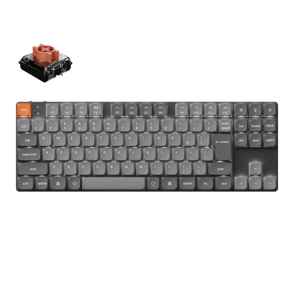 Keychron K1 Max QMK/VIA ワイヤレス カスタム メカニカルキーボード|日本語配列 かな刻印なし