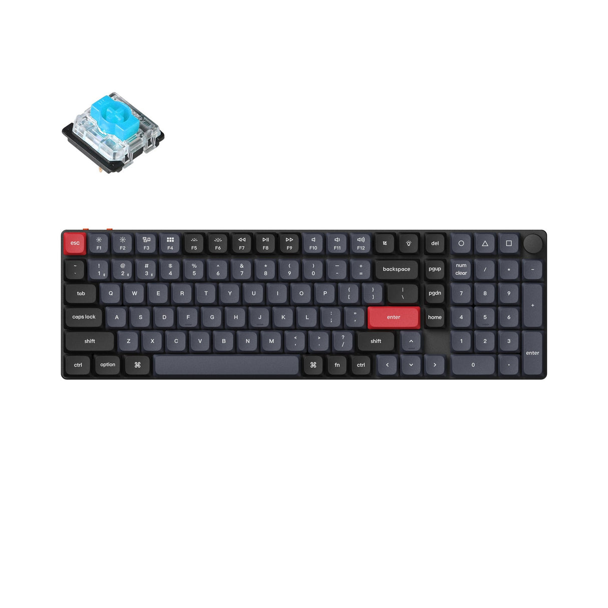 Keychron K17 Pro QMK/VIA ワイヤレス カスタム メカニカルキーボード(US ANSI 配列)