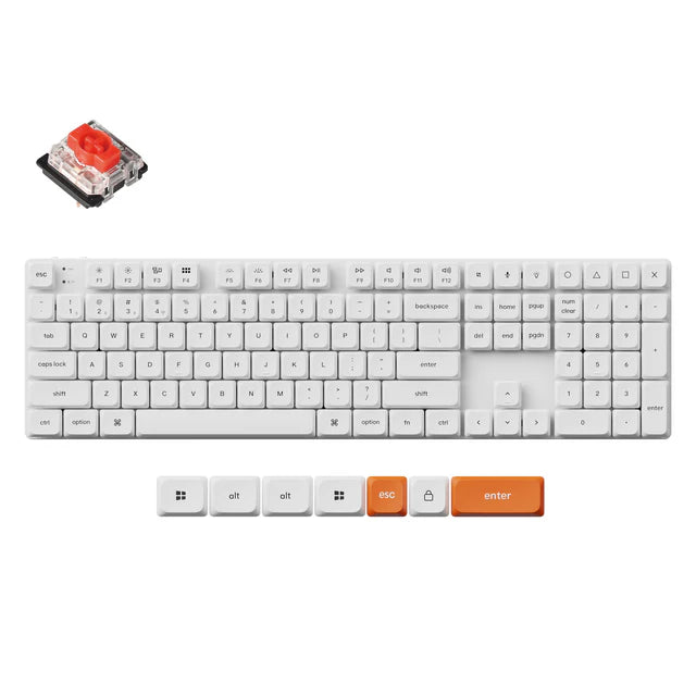 Keychron K5 Max QMK/VIA ワイヤレス カスタム メカニカルキーボード(US ANSI 配列)