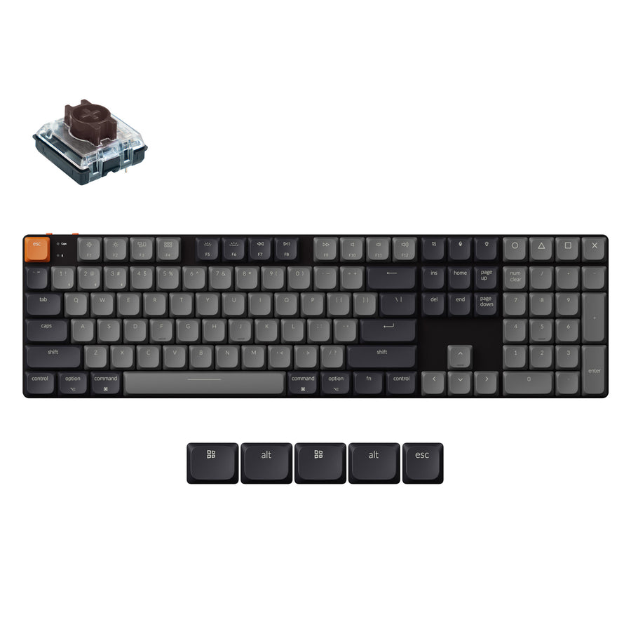 Keychron K5 QMK 無線メカニカルキーボード(バージョン2)