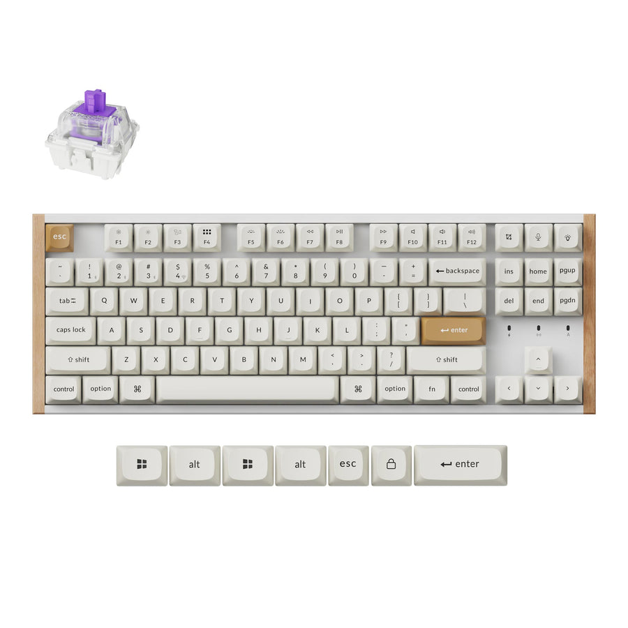 Keychron K8 HE ワイヤレス 磁気センサースイッチ カスタムキーボード