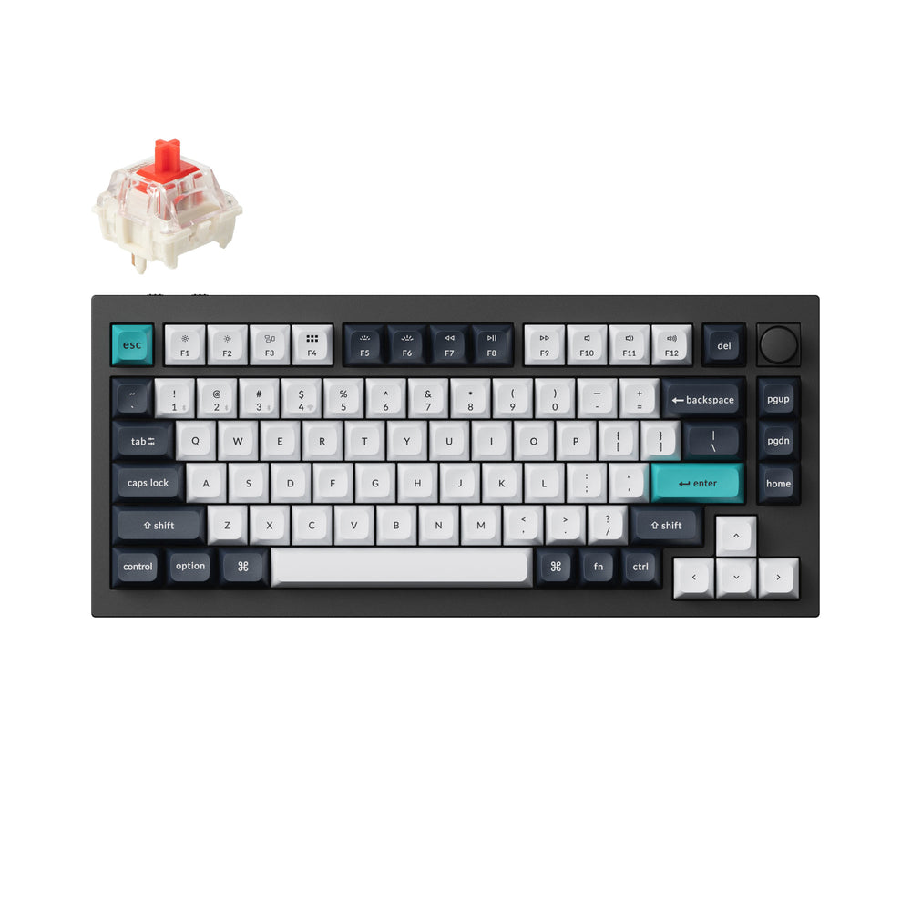 Keychron Q1 Max QMK/VIA ワイヤレス カスタム メカニカルキーボード(US ANSI 配列)