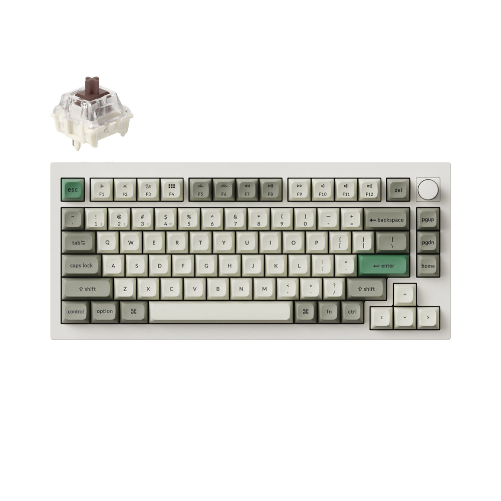 Keychron Q1 Max QMK/VIA ワイヤレス カスタム メカニカルキーボード(US ANSI 配列)