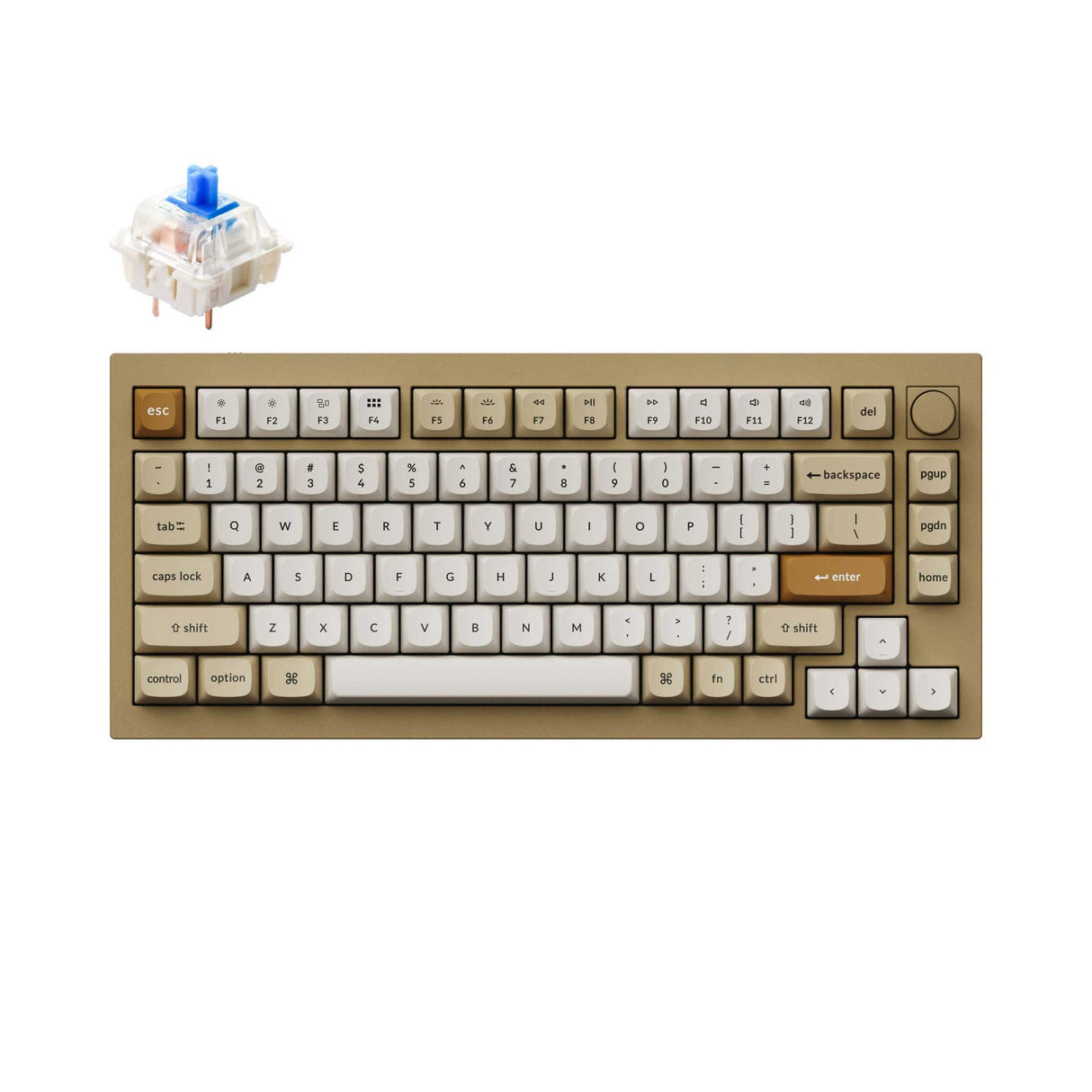 Keychron Q1 QMK カスタム メカニカル キーボード - バージョン 2(US ANSI 配列)