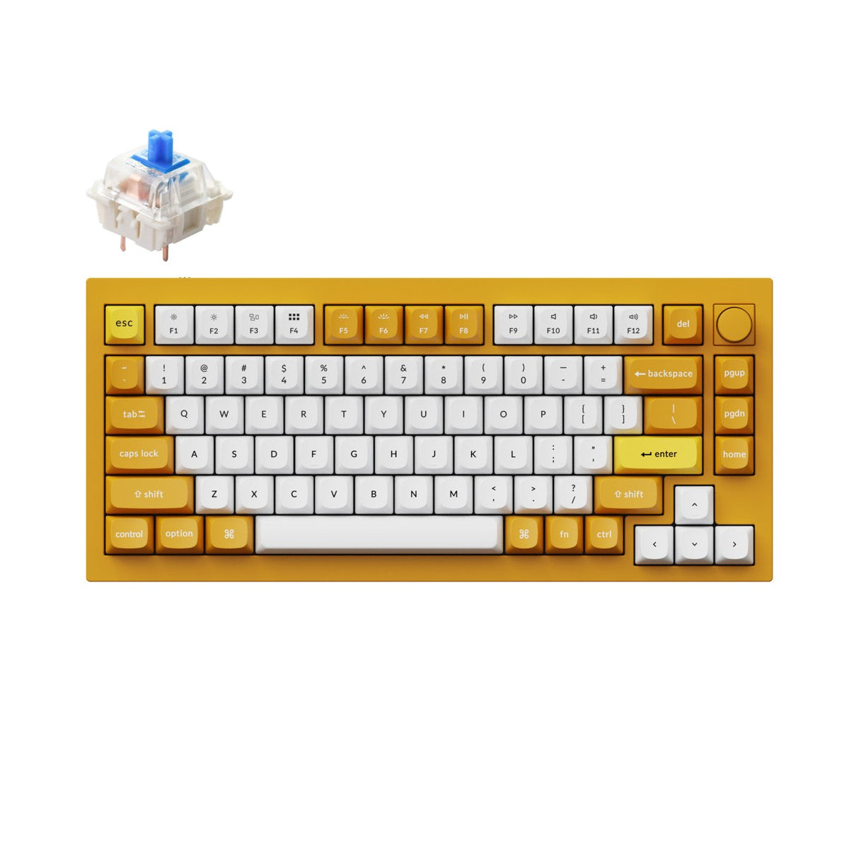 Keychron Q1 QMK カスタム メカニカル キーボード - バージョン 2(US ANSI 配列)