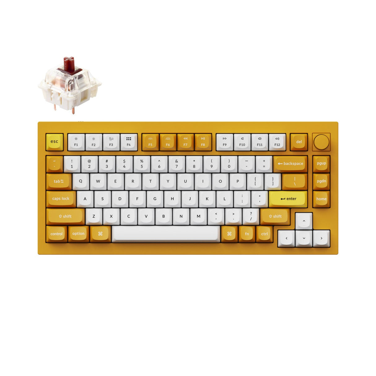 Keychron Q1 QMK カスタム メカニカル キーボード - バージョン 2(US ANSI 配列)
