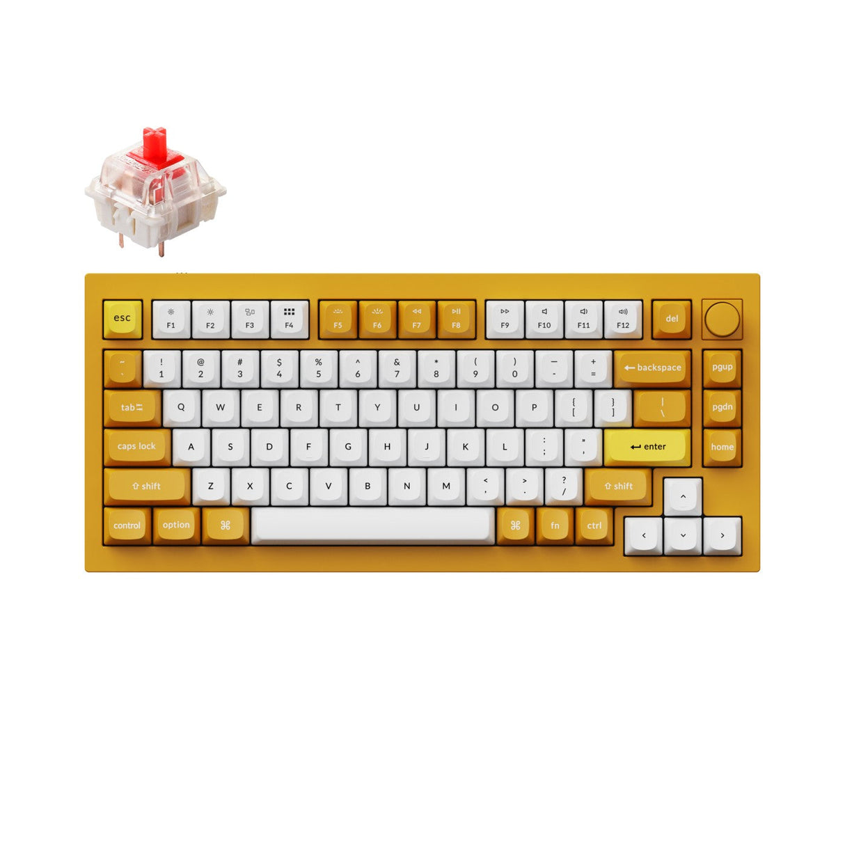 Keychron Q1 QMK カスタム メカニカル キーボード - バージョン 2(US ANSI 配列)