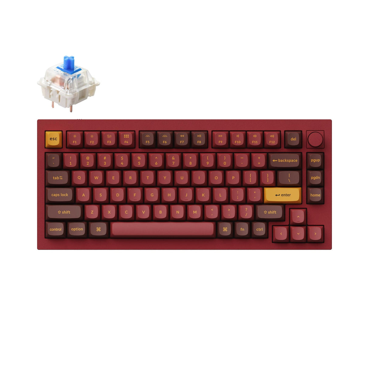 Keychron Q1 QMK カスタム メカニカル キーボード - バージョン 2(US ANSI 配列)