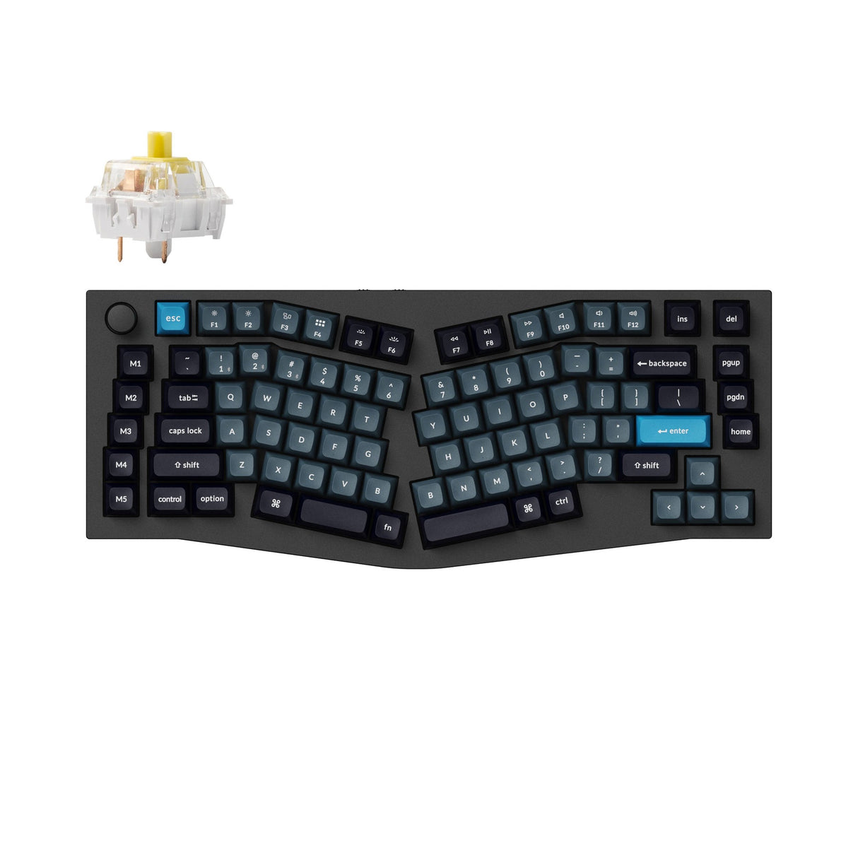 Keychron Q10 Pro (Alice レイアウト) QMK/VIA ワイヤレス カスタム メカニカル キーボード(US ANSI 配列)
