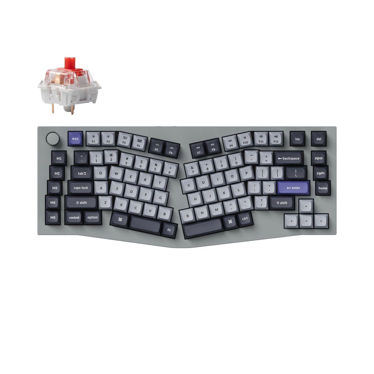 Keychron Q10 Pro (Alice レイアウト) QMK/VIA ワイヤレス カスタム メカニカル キーボード(US ANSI 配列)