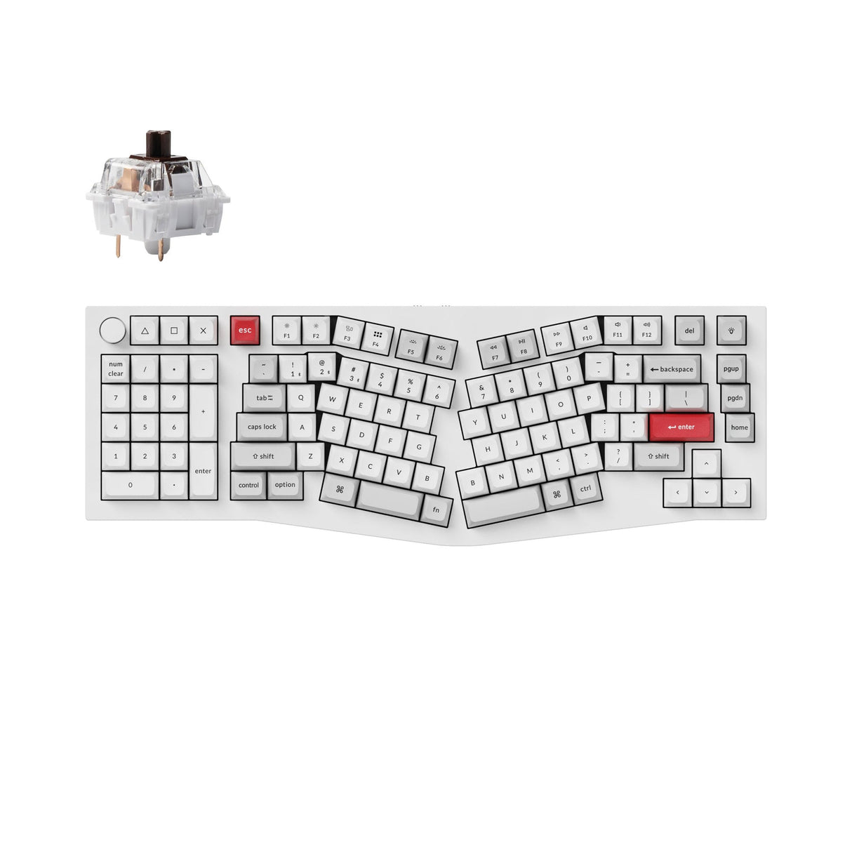 Keychron Q14 Pro(アリスレイアウト)QMKカスタムメカニカルキーボード(US ANSI 配列)