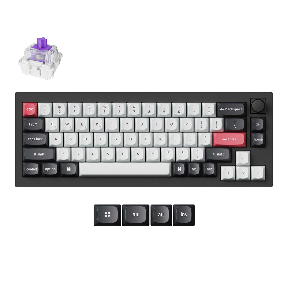 Keychron Q2 HE QMK ワイヤレス カスタム キーボード(US ANSI 配列)