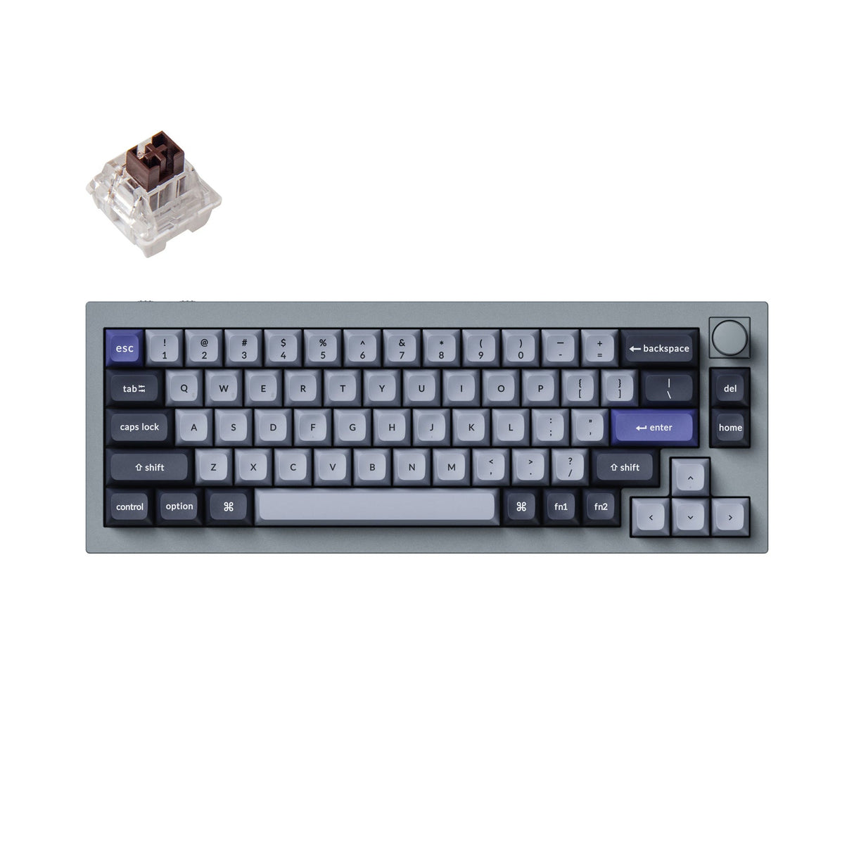 Keychron Q2 Pro QMK/VIA ワイヤレス カスタム メカニカルキーボード(US ANSI 配列)