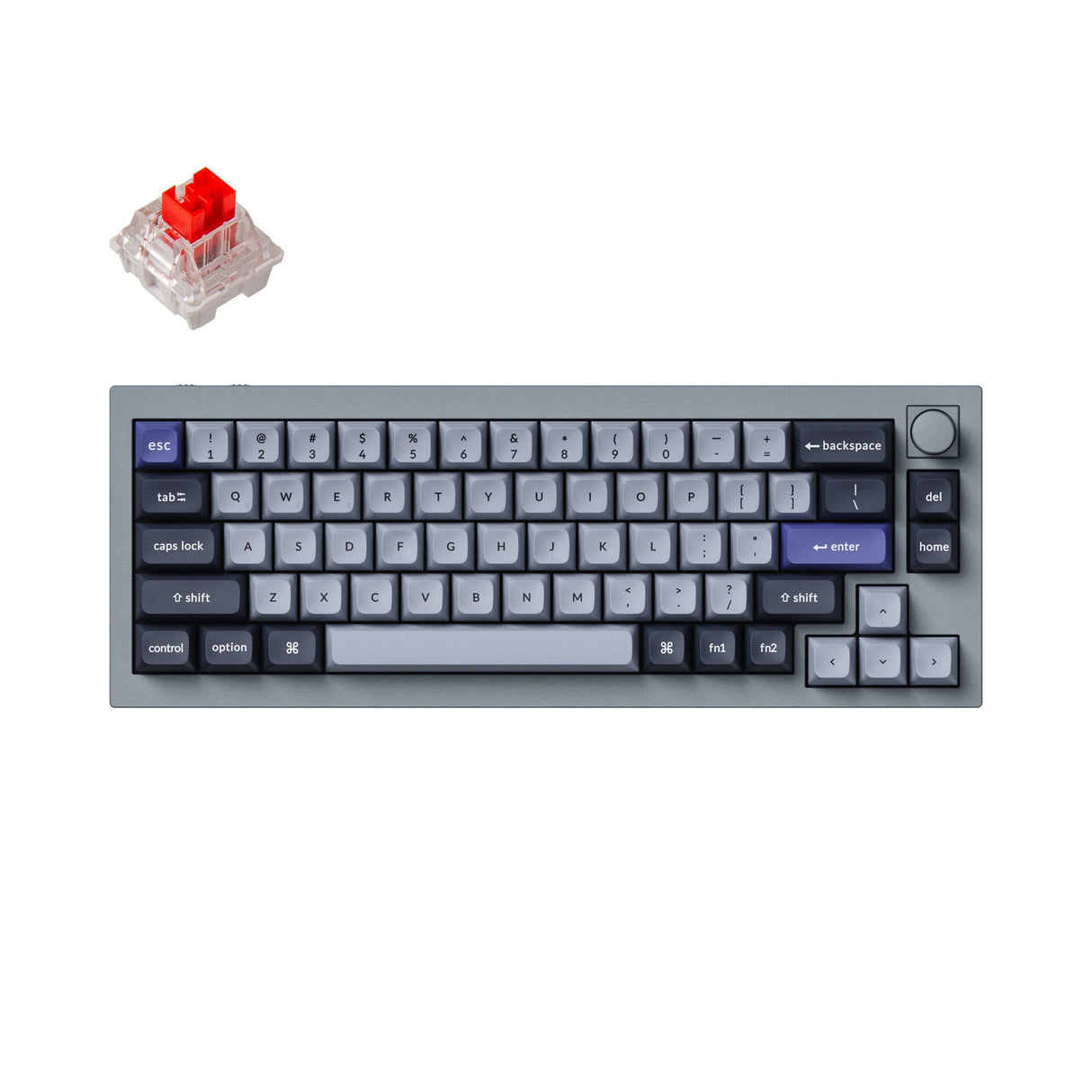 Keychron Q2 Pro QMK/VIA ワイヤレス カスタム メカニカルキーボード(US ANSI 配列)