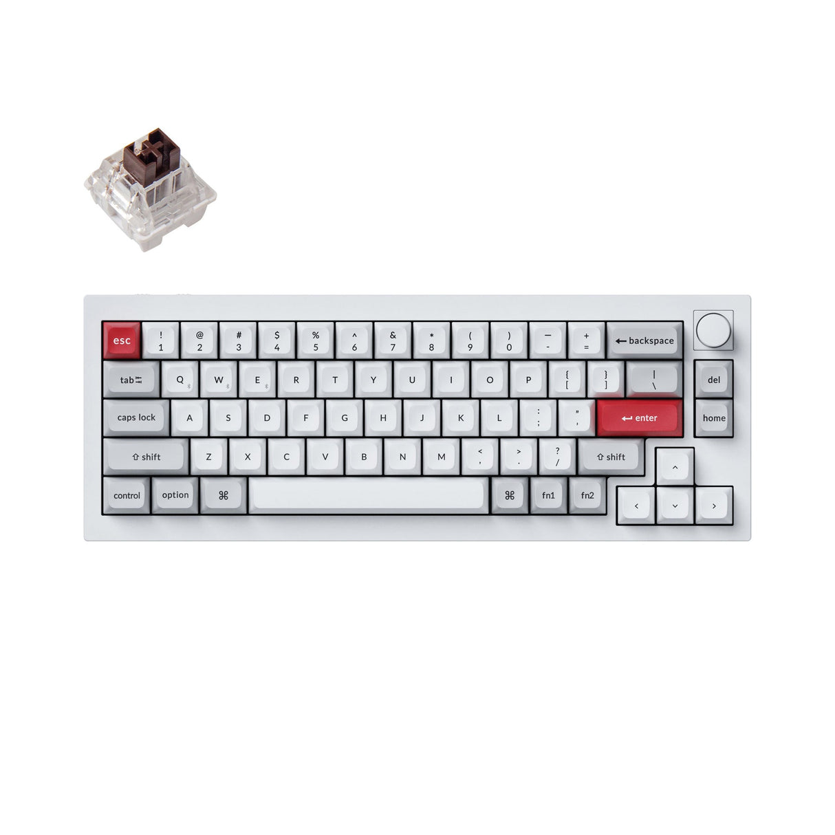 Keychron Q2 Pro QMK/VIA ワイヤレス カスタム メカニカルキーボード(US ANSI 配列)