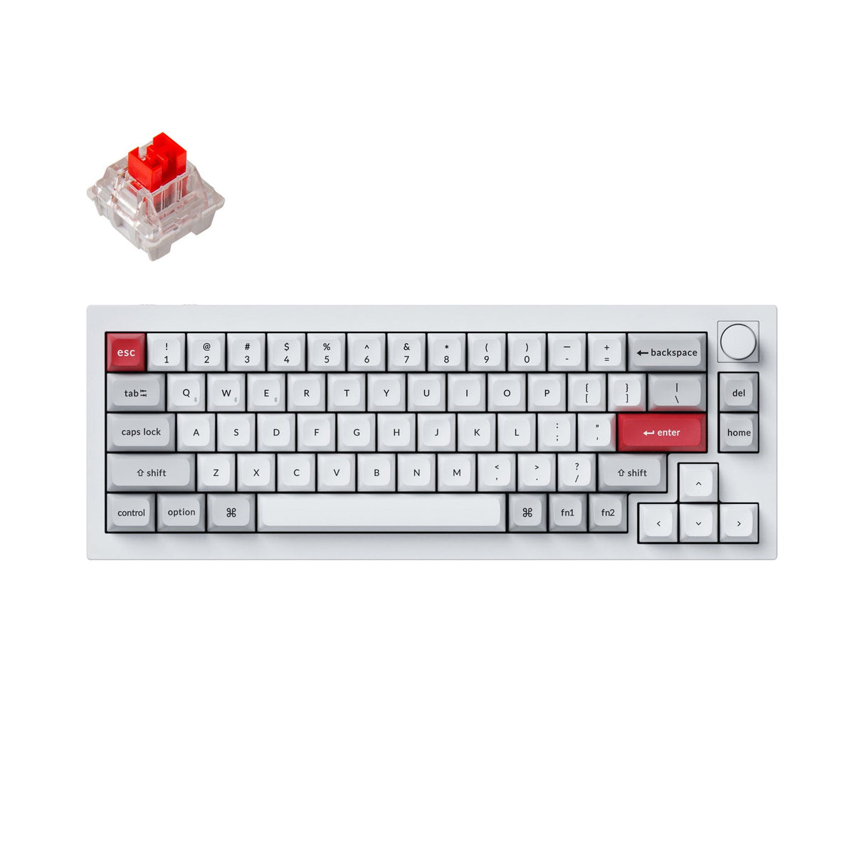 Keychron Q2 Pro QMK/VIA ワイヤレス カスタム メカニカルキーボード(US ANSI 配列)