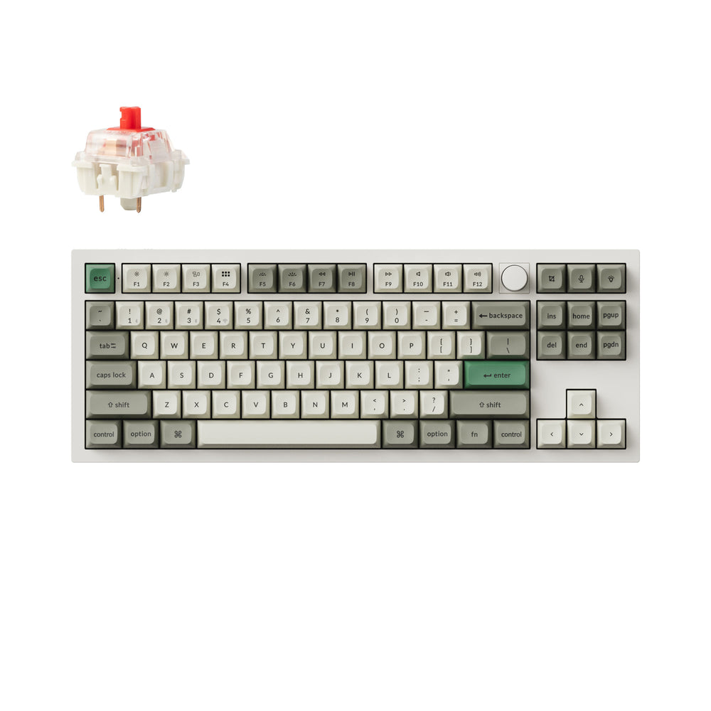 Keychron Q3 Max QMK/VIA ワイヤレス カスタム メカニカルキーボード(US ANSI 配列)