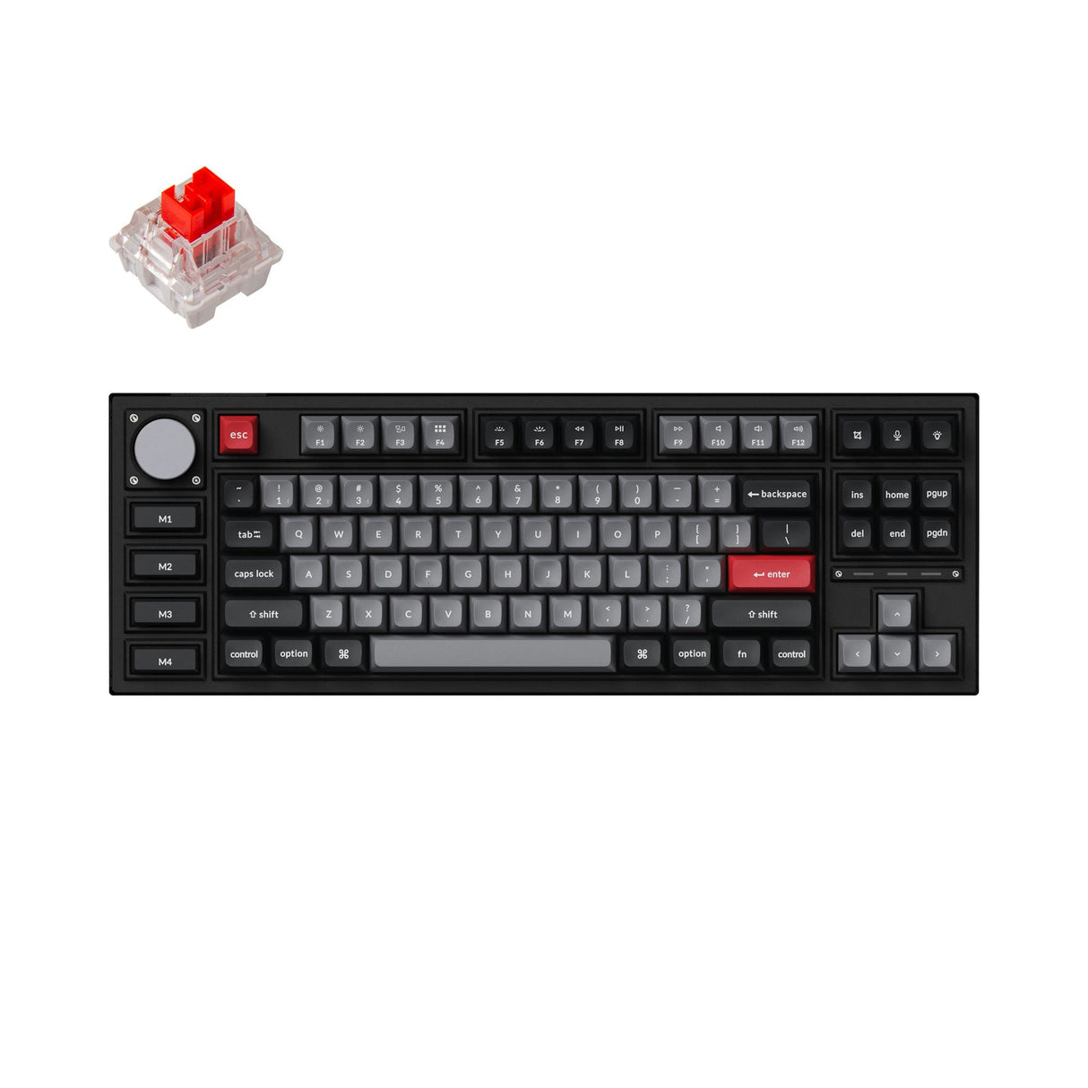 Keychron Q3 Pro QMK/VIA ワイヤレス カスタム メカニカルキーボード(US ANSI 配列)