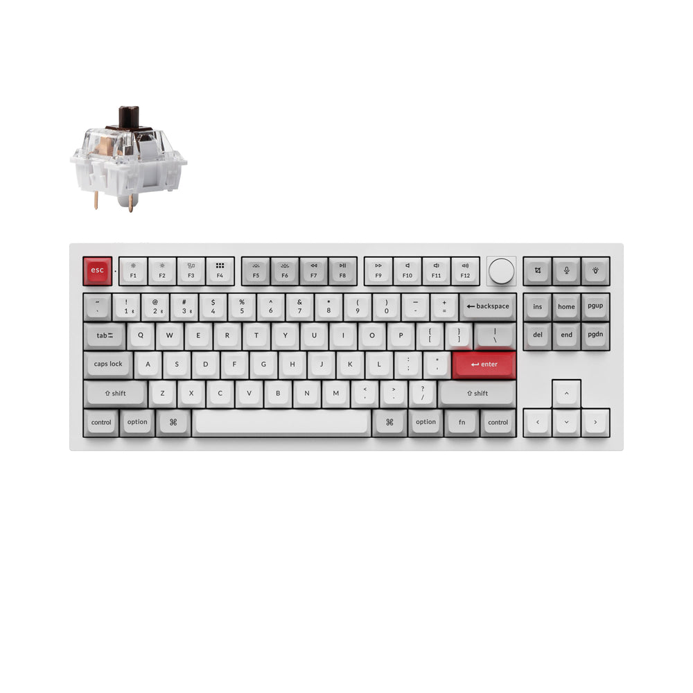 Keychron Q3 Pro QMK/VIA ワイヤレス カスタム メカニカルキーボード(US ANSI 配列)