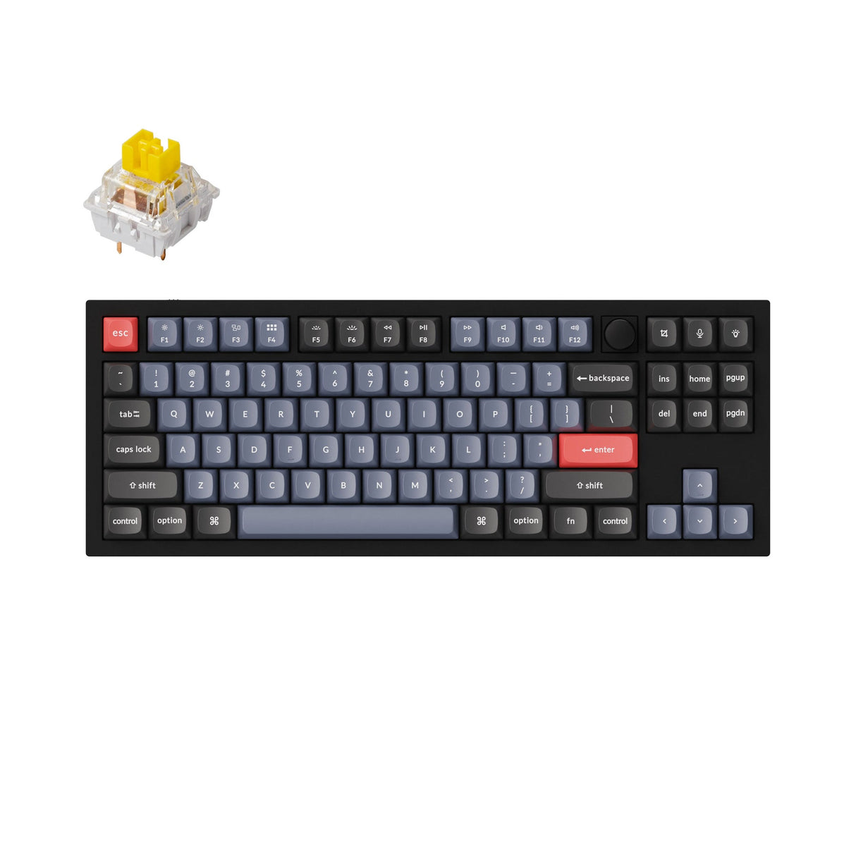 Keychron Q3 QMK カスタム メカニカル キーボード(US ANSI 配列)