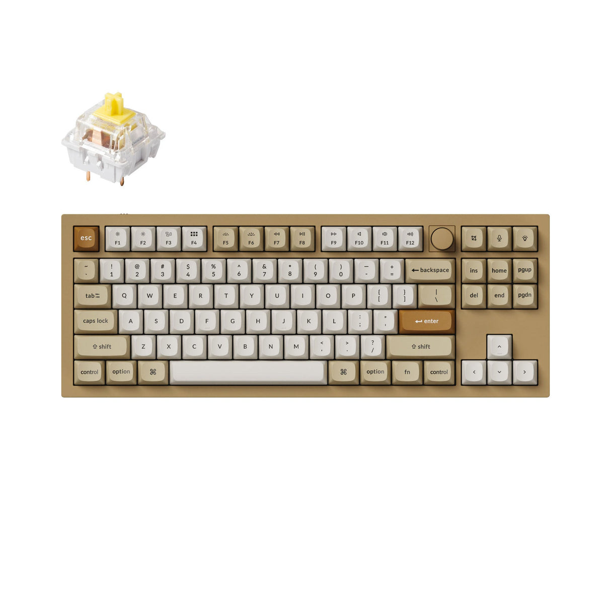 Keychron Q3 QMK カスタム メカニカル キーボード(US ANSI 配列)