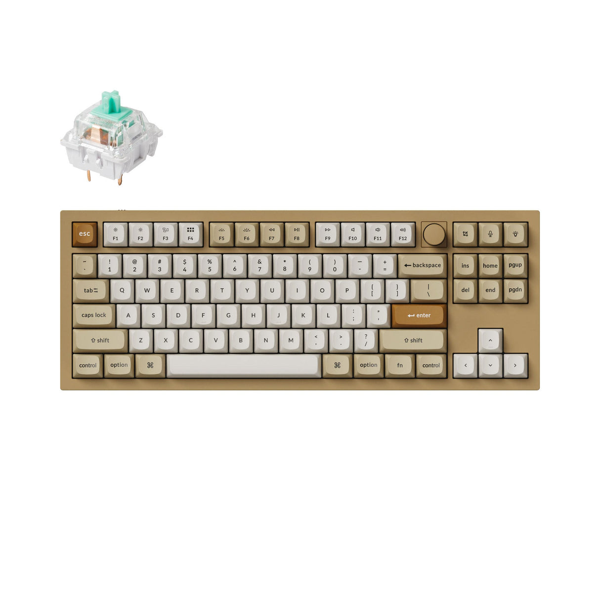 Keychron Q3 QMK カスタム メカニカル キーボード(US ANSI 配列)