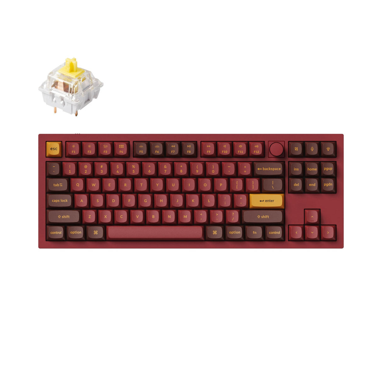 Keychron Q3 QMK カスタム メカニカル キーボード(US ANSI 配列)