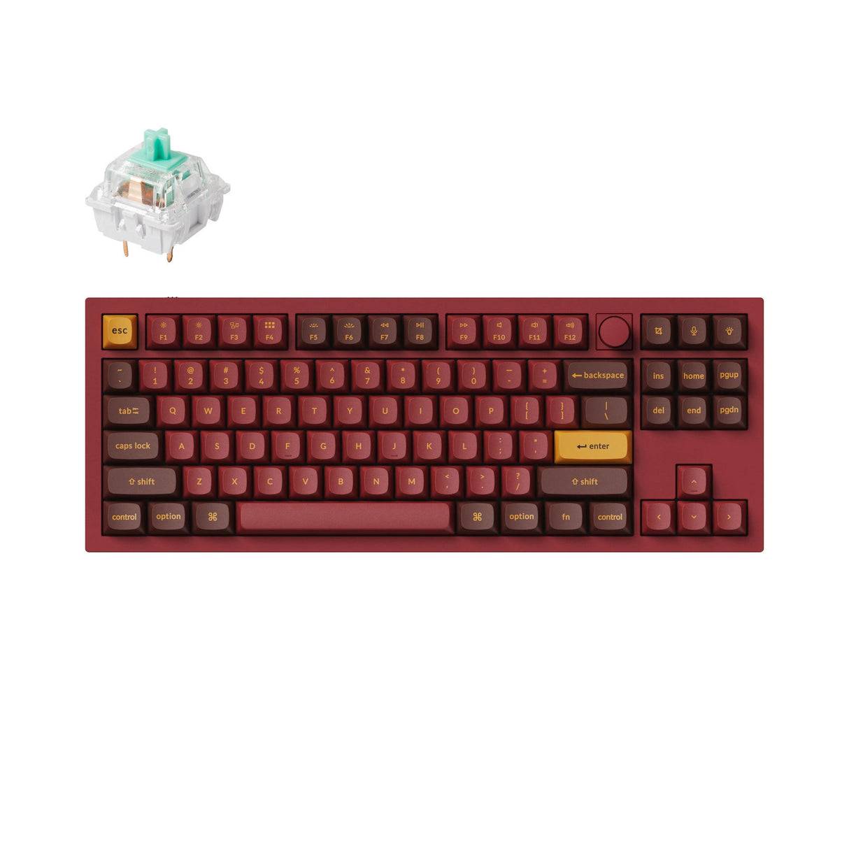 Keychron Q3 QMK カスタム メカニカル キーボード(US ANSI 配列)