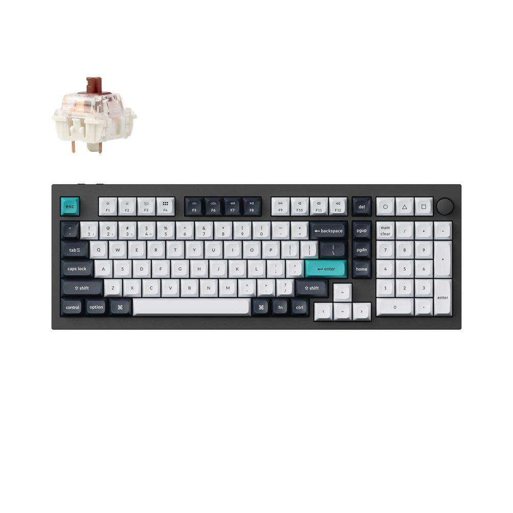 Keychron Q5 Max QMK/VIA ワイヤレス カスタム メカニカルキーボード(US ANSI 配列)