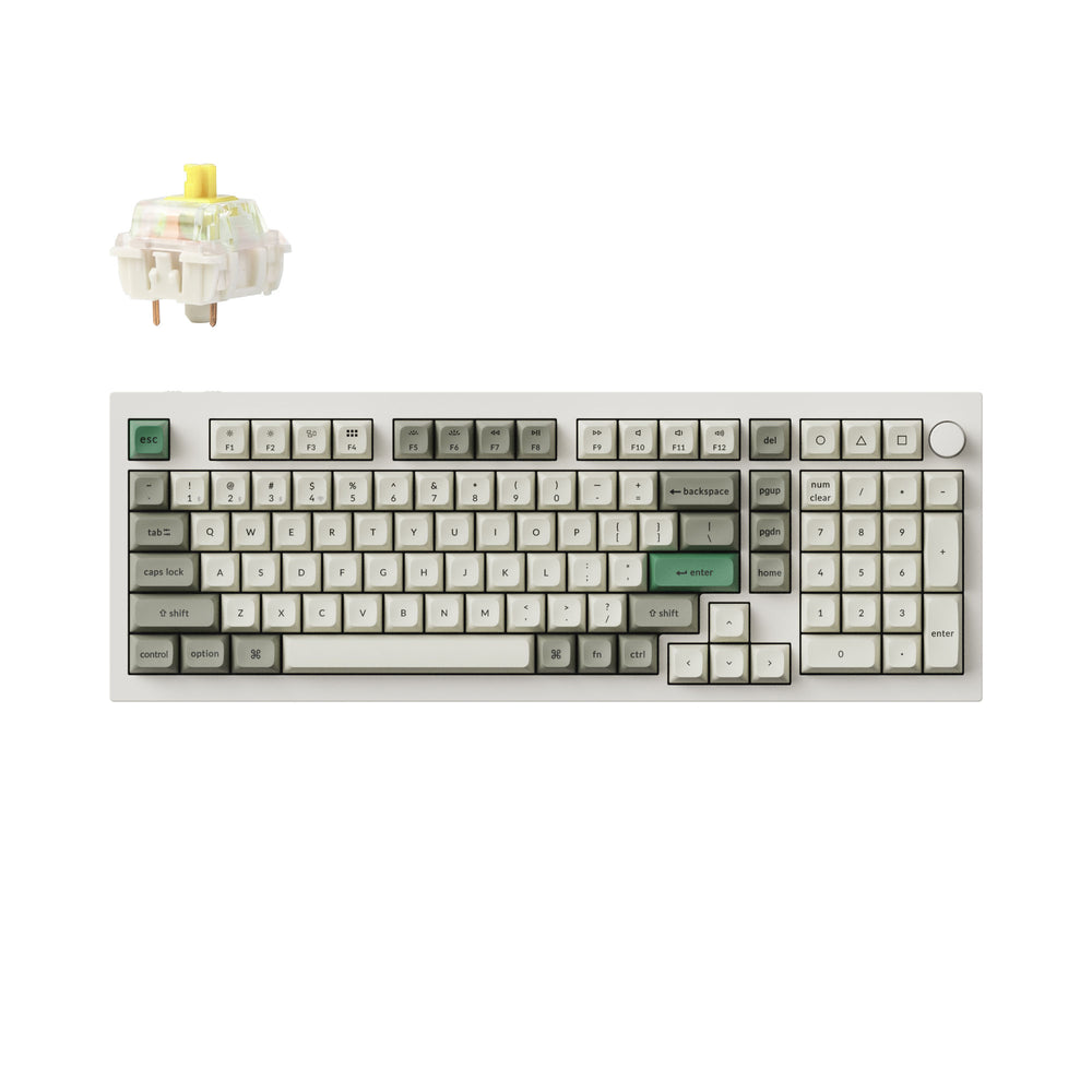 Keychron Q5 Max QMK/VIA ワイヤレス カスタム メカニカルキーボード(US ANSI 配列)