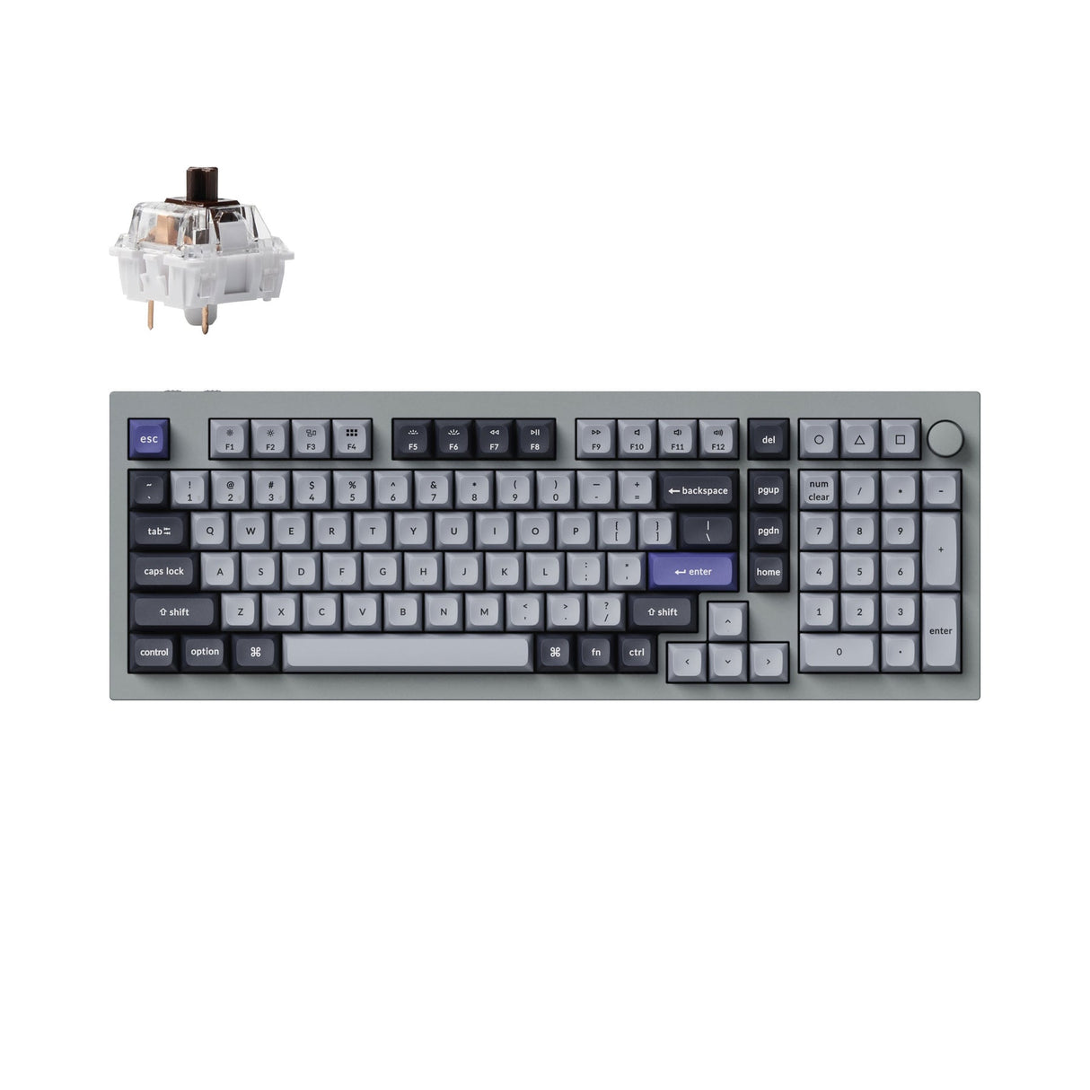 Keychron Q5 Pro QMK/VIA ワイヤレス カスタム メカニカルキーボード(US ANSI 配列)