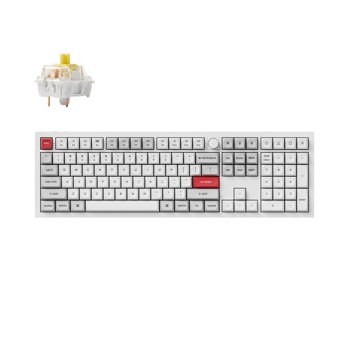 Keychron Q6 Pro QMK/VIA ワイヤレス カスタム メカニカルキーボード(US ANSI 配列)