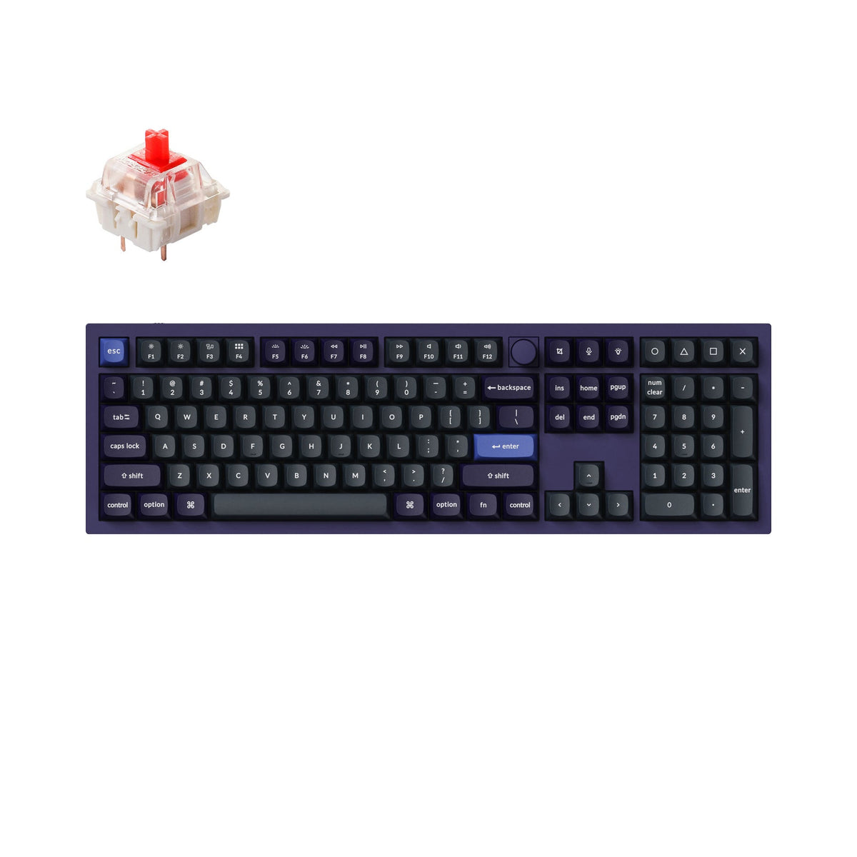 Keychron Q6 QMK カスタム メカニカル キーボード(US ANSI 配列)