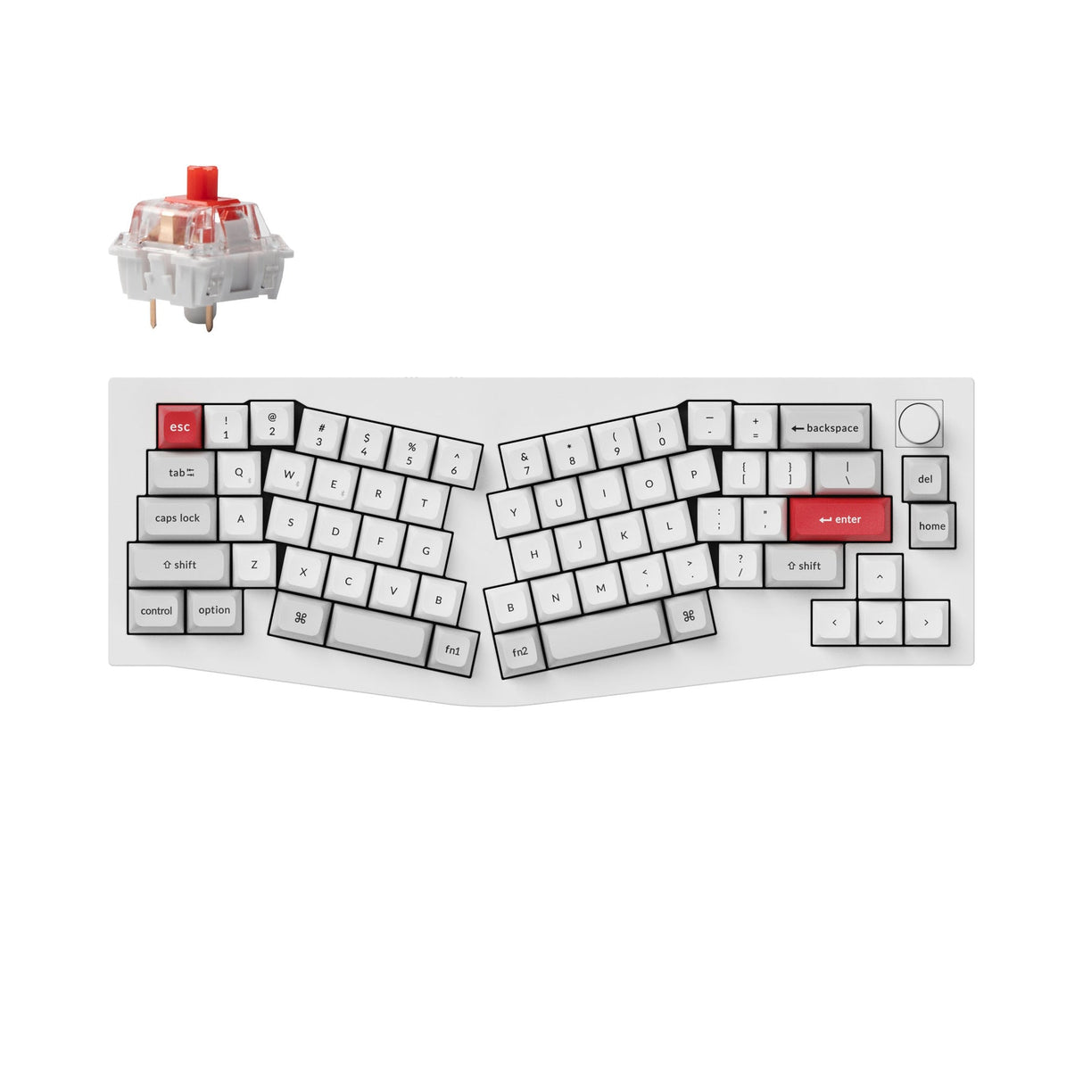 Keychron Q8 Pro(アリスレイアウト)QMKカスタムメカニカルキーボード