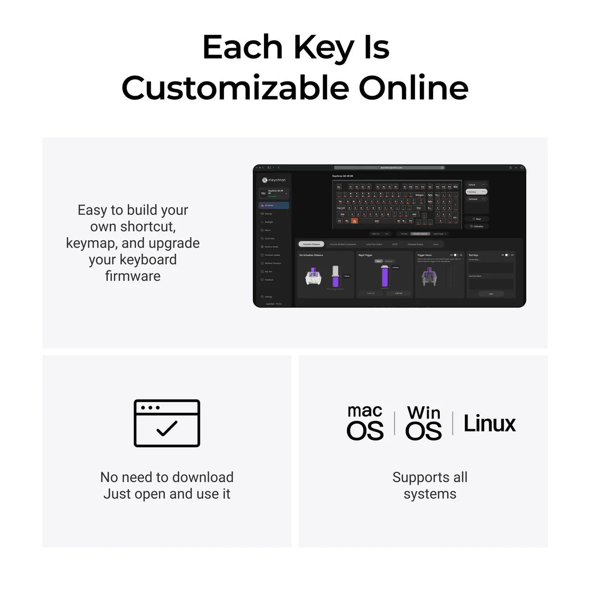 Keychron Q5 HE 8K 磁気スイッチキーボード