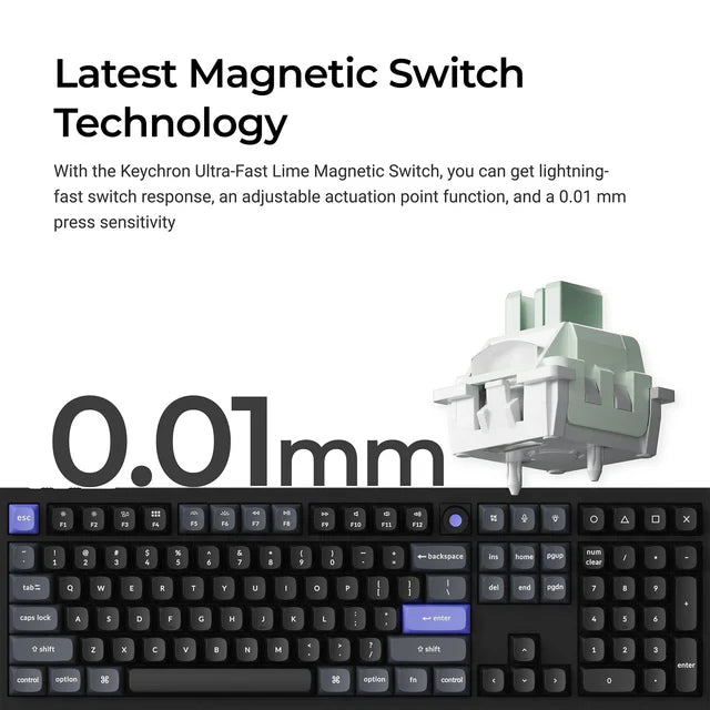 Keychron Q6 HE 8K 磁気スイッチキーボード