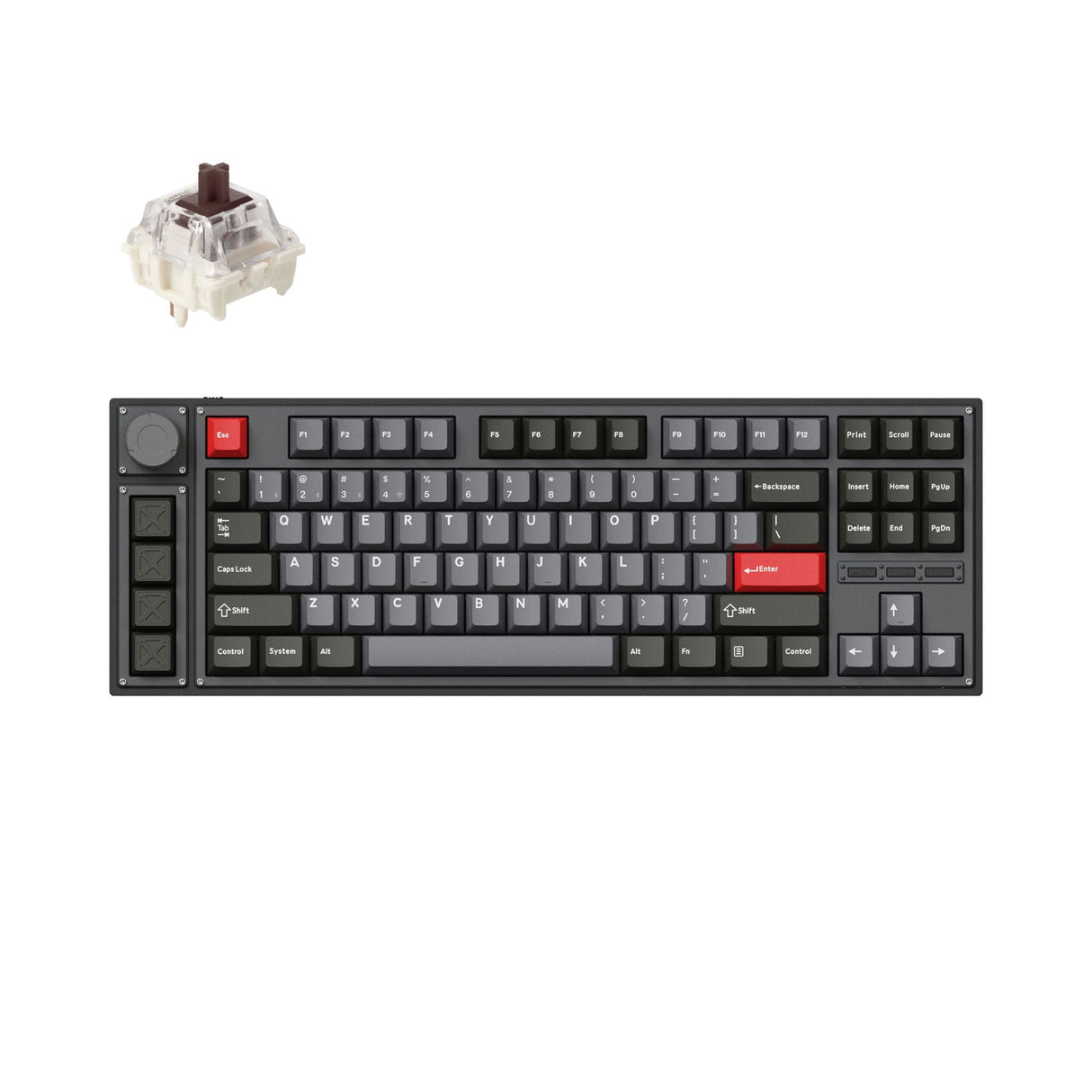 Lemokey L3 QMK/VIA ワイヤレス カスタム メカニカルキーボード(US ANSI 配列)