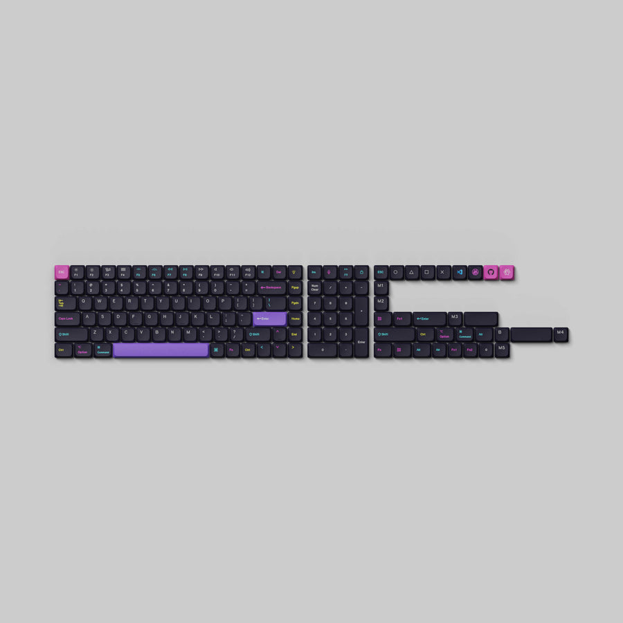 ロープロファイル染料サブPBT LSAフルセット?キーキャップセット