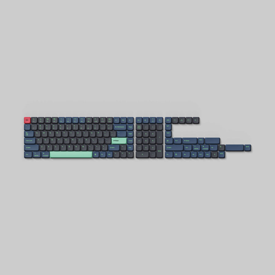 ロープロファイル染料サブPBT LSAフルセット?キーキャップセット