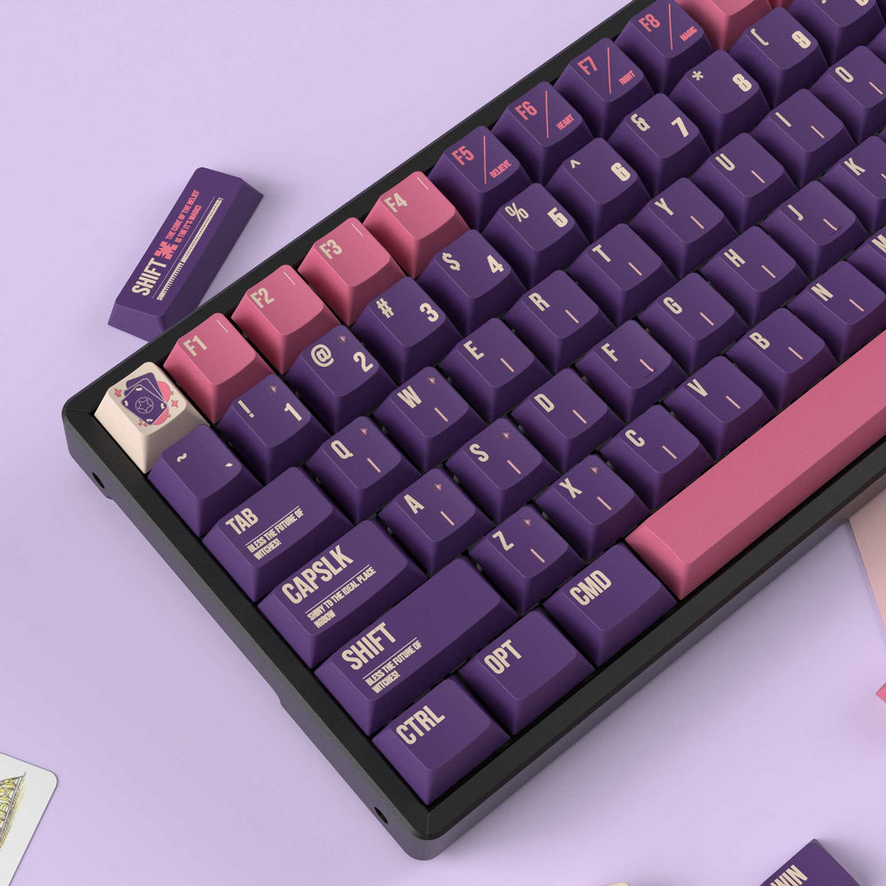ルナウィッチ Cherry プロファイル染色昇華PBTキーキャップセット