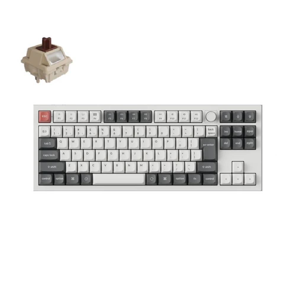Keychron Q3 Ultra 8K ワイヤレスカスタムメカニカルキーボード 日本語配列(かな刻印なし)