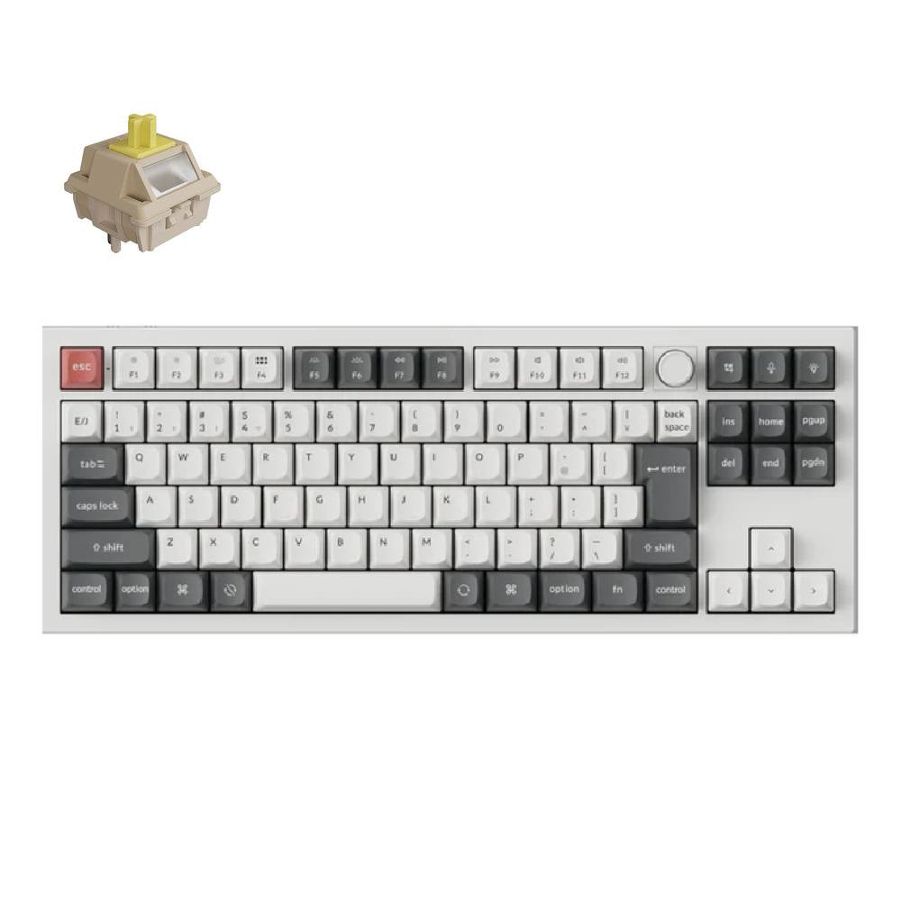 Keychron Q3 Ultra 8K ワイヤレスカスタムメカニカルキーボード 日本語配列(かな刻印なし)
