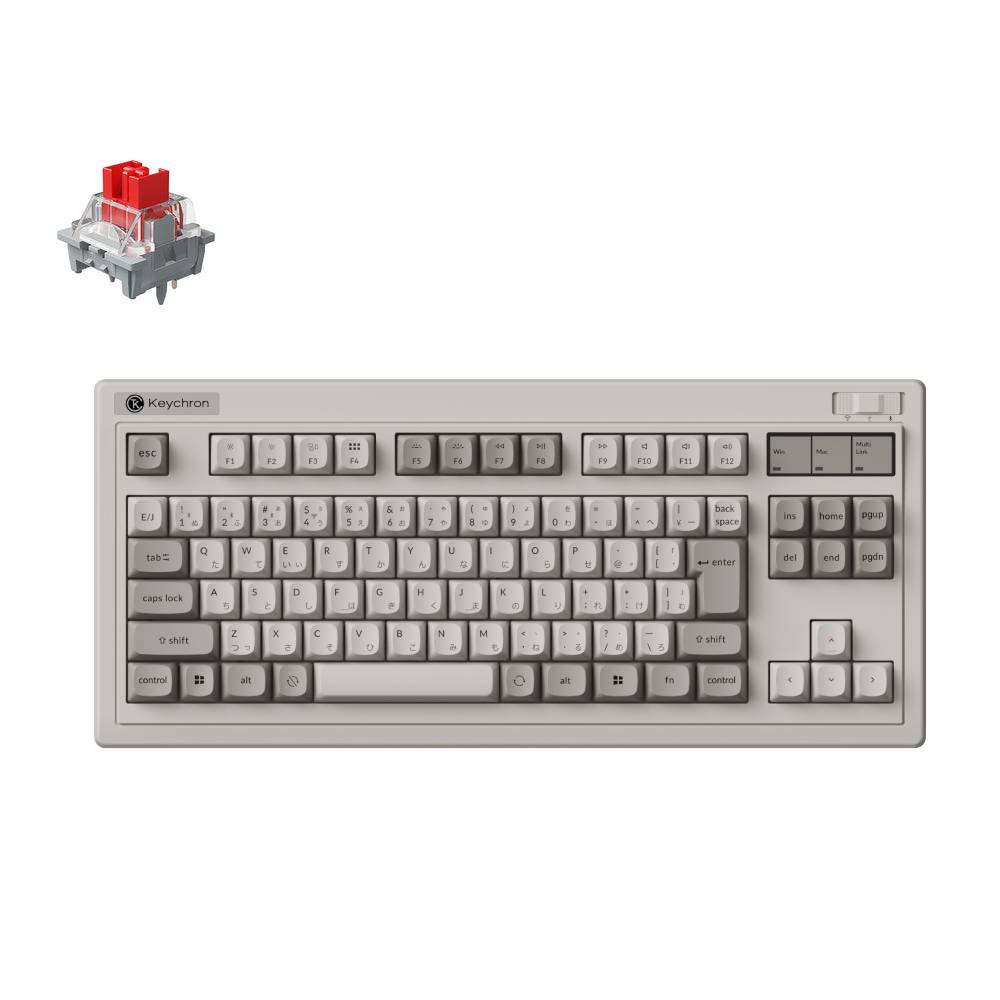 Keychron R3 QMK ワイヤレスメカニカルキーボード JIS配列