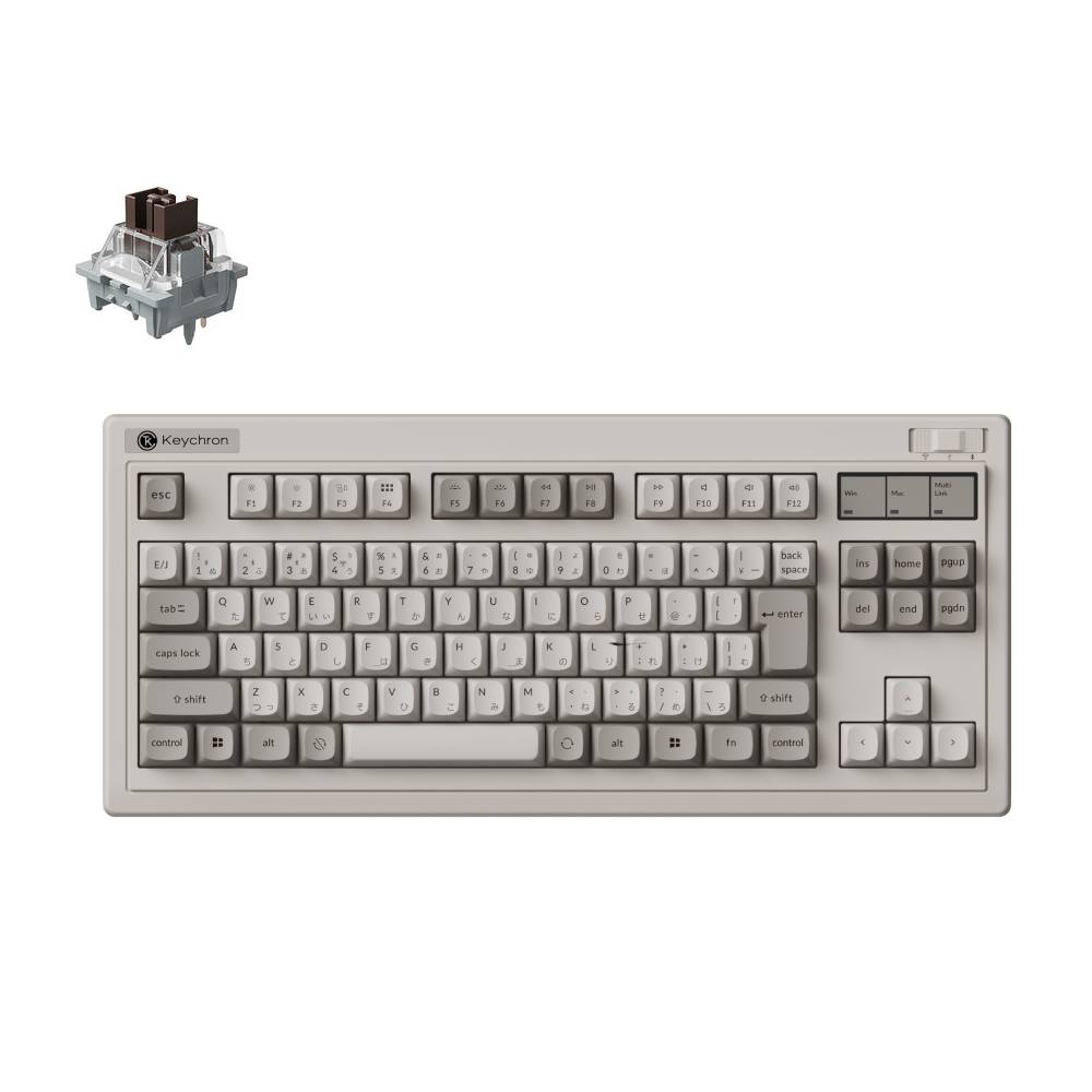 Keychron R3 QMK ワイヤレスメカニカルキーボード JIS配列