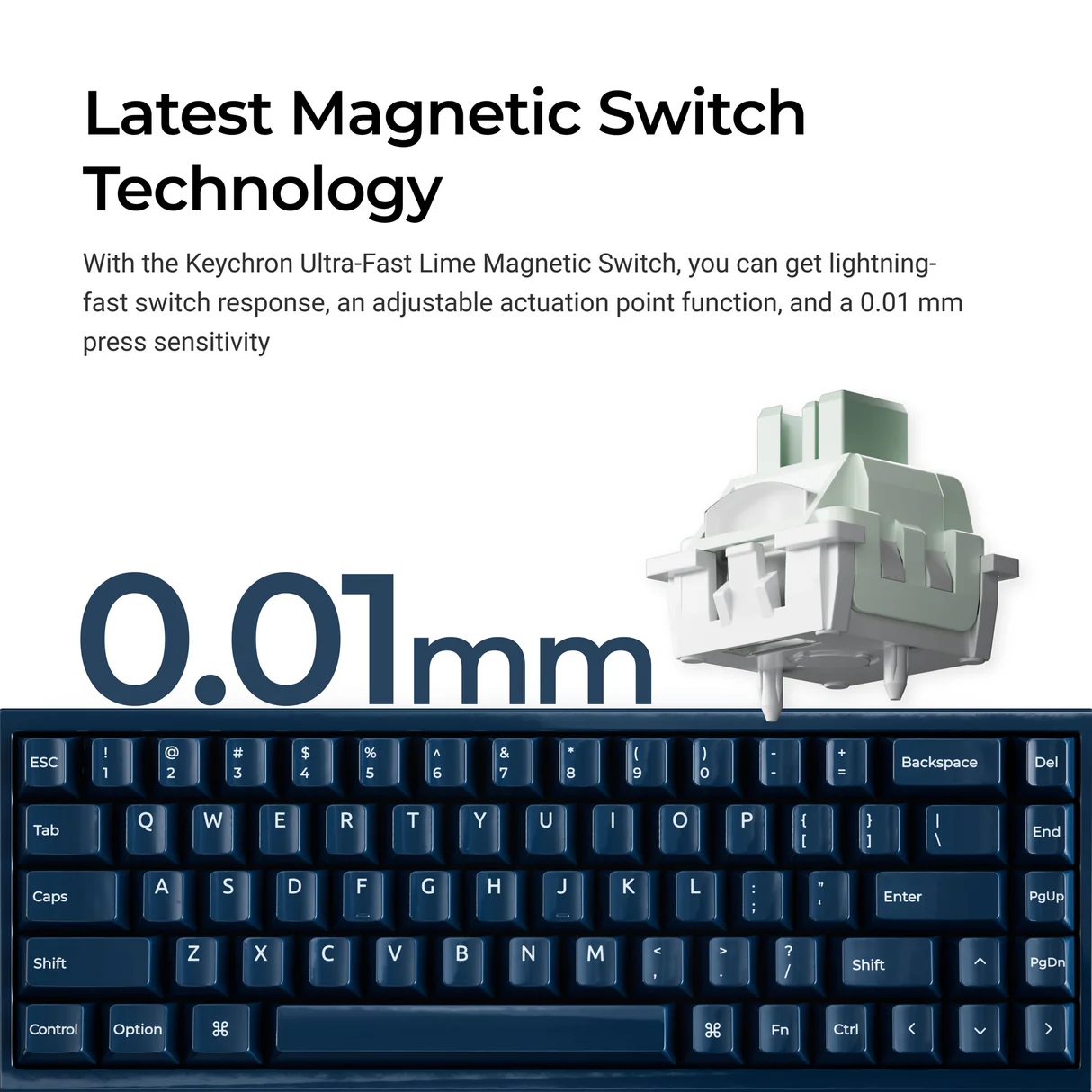 Keychron Q16 HE 8K 磁気スイッチ セラミック製キーボード